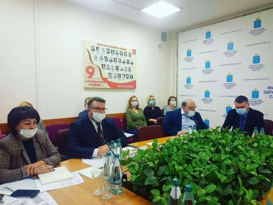 Саратовскую область посетил первый заместитель министра здравоохранения РФ Олег Гриднев