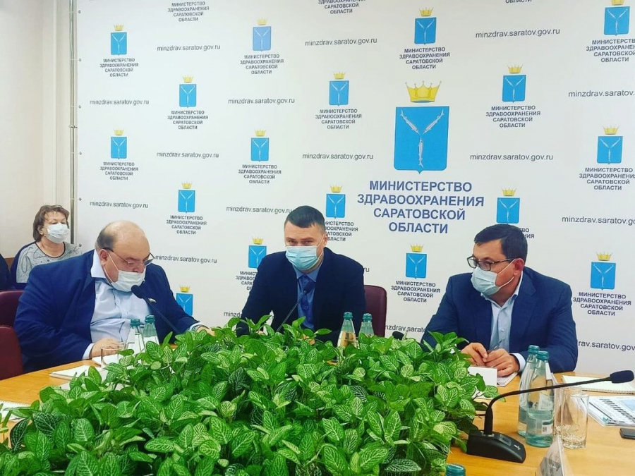 Саратовскую область посетил первый заместитель министра здравоохранения РФ Олег Гриднев