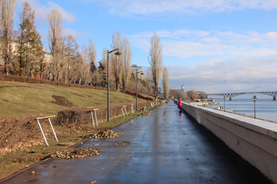 В Саратове вновь сорваны сроки реконструкции набережной и фонтана «Одуванчик»