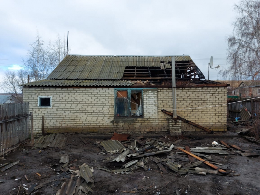 В Курдюме женщина получила ожоги в результате пожара