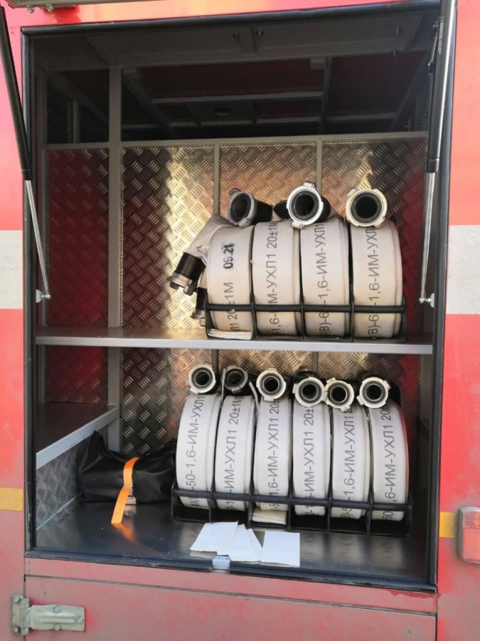 Сельский пост в Алгайском районе оснастили пожарным «КамАЗом»