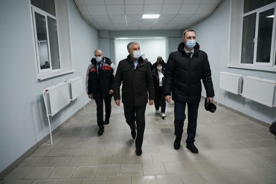 Володин: Прием больных в новую инфекционную больницу Саратова начнется уже в январе
