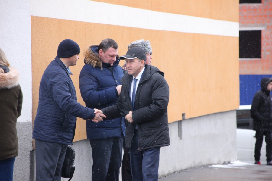 На стройплощадке ЖК «Победа» Радаев и Бусаргин назвали суммы выплат дольщикам