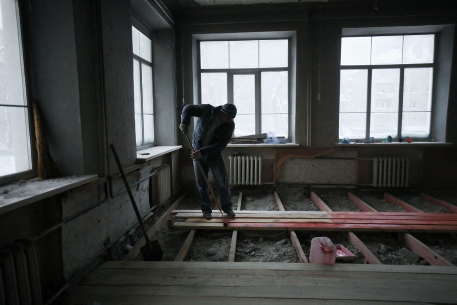 В горевшей табаковской школе заменили балки, усилили проемы