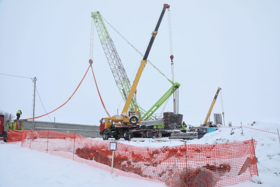 Первый этап строительства путепровода в Татищевском районе завершат в этом году