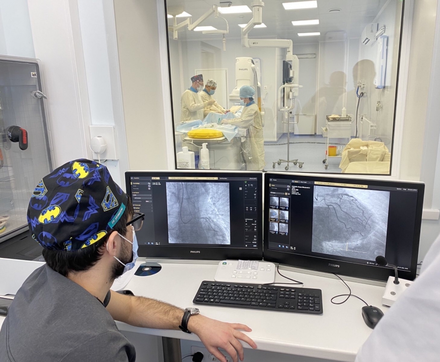 В 8-й городской больнице заработало новое отделение рентгенохирургических методов лечения пациентов с инфарктом