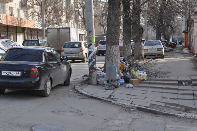 В Саратове предложили ввести режим ЧС из-за неубранного мусора