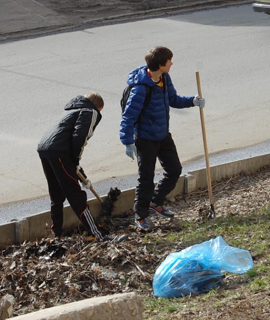 В Волжском районе проходит субботник