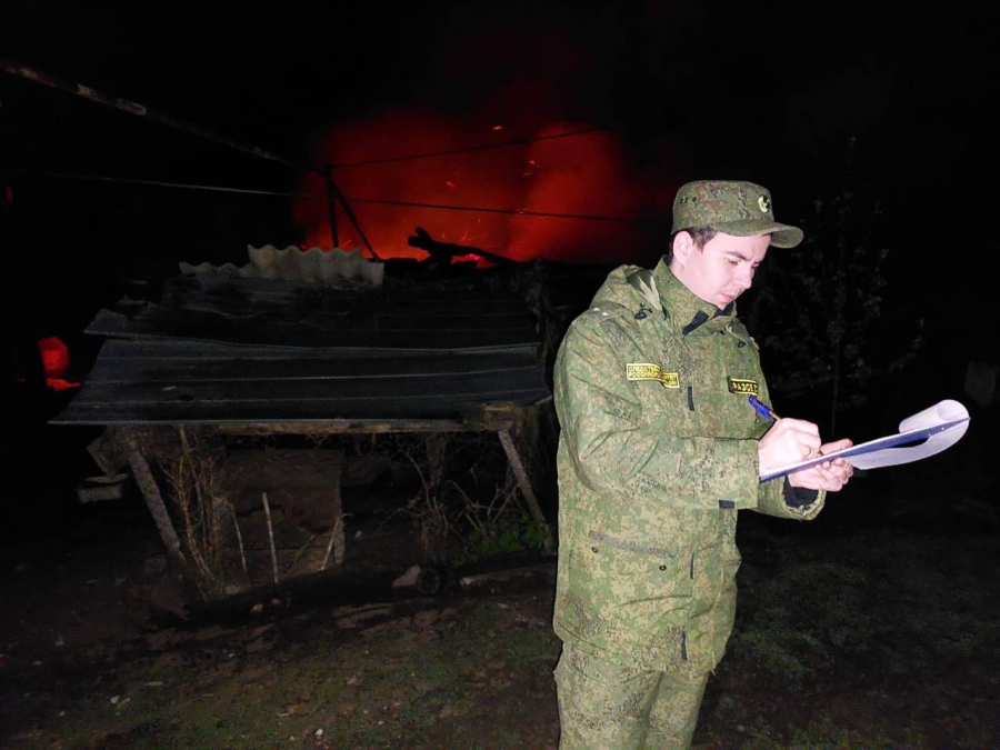 В саратовском селе на пожаре погибла 80-летняя пенсионерка