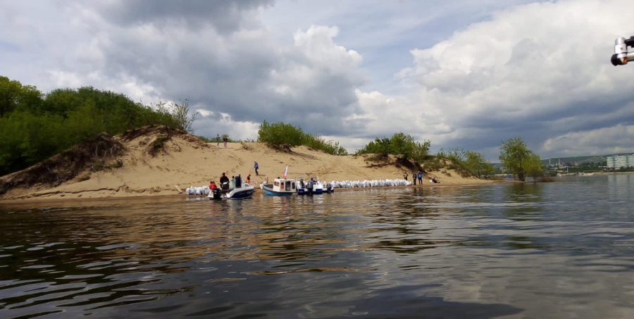 Бусаргин: Казачий остров очистили от мусора