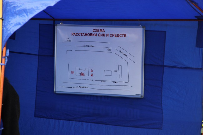 Во 2-й городской больнице проходят пожарно-тактические учения