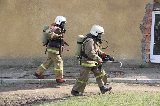 Во 2-й городской больнице проходят пожарно-тактические учения