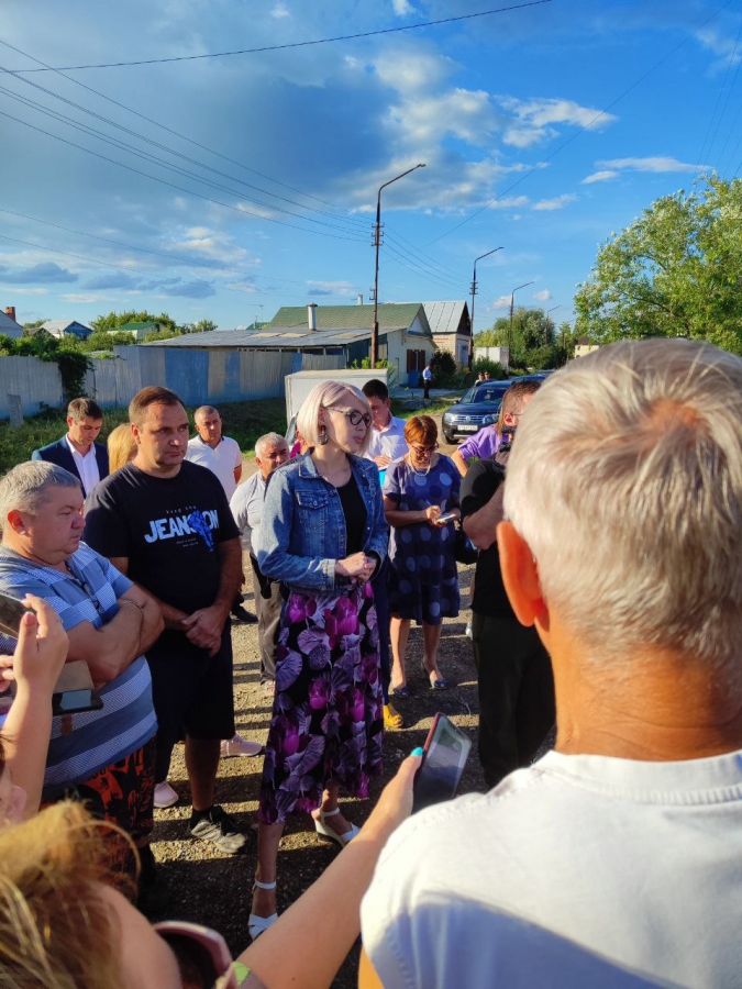 Дмитрий Плеханов пообещал жителям Комсомольской помощь с заменой водопровода