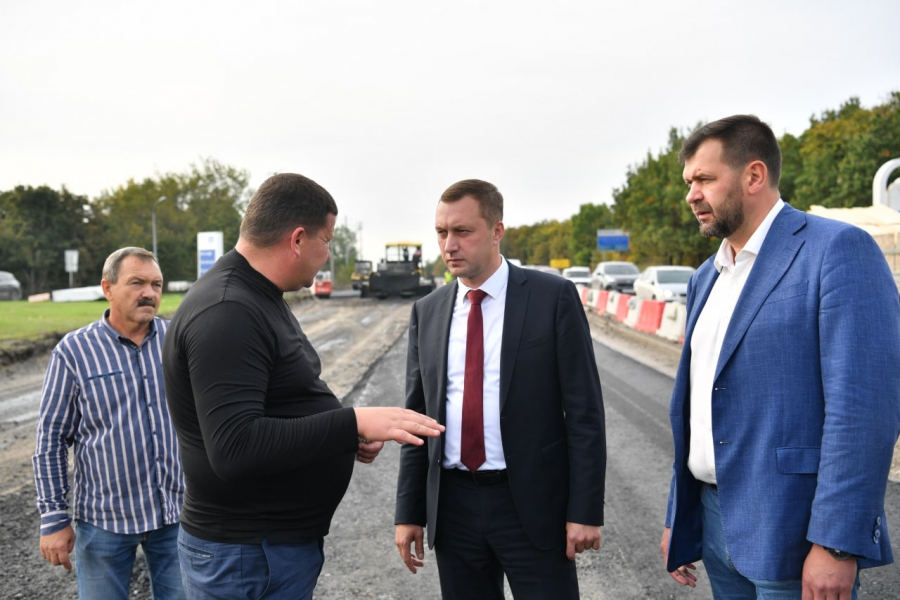 В Заводском районе въезд в город оборудуют 4 полосами движения