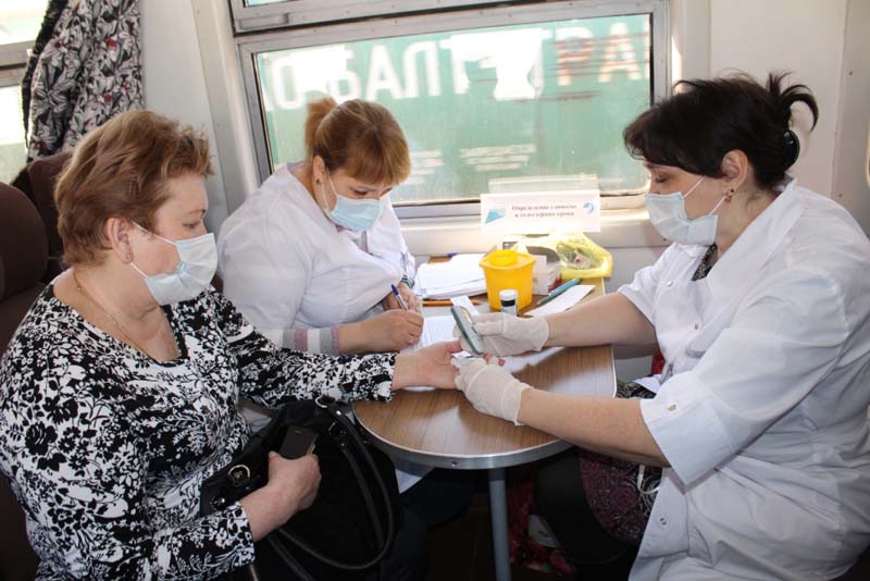 Акция «Электричка здоровья» прошла в пригородном поезде сообщением Анисовка – Тарханы