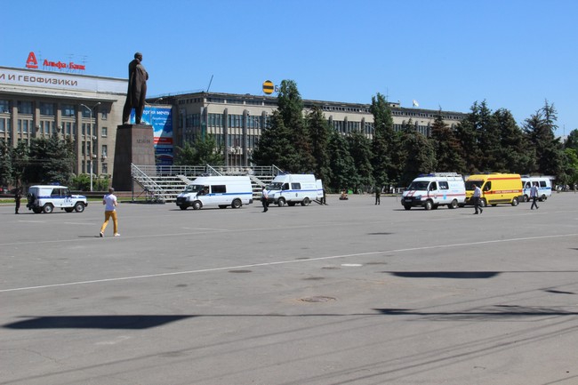На Театральной площади обезвредили «бомбу»