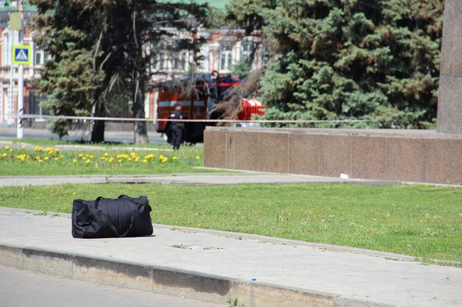 На Театральной площади обезвредили «бомбу»