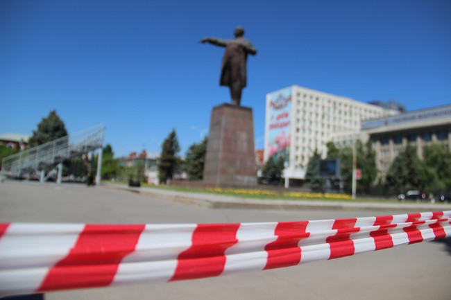 На Театральной площади обезвредили «бомбу»