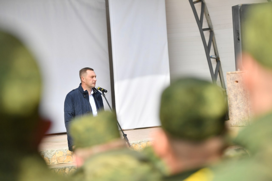 Бусаргин на встрече с мобилизованными: Все будут полностью укомплектованы