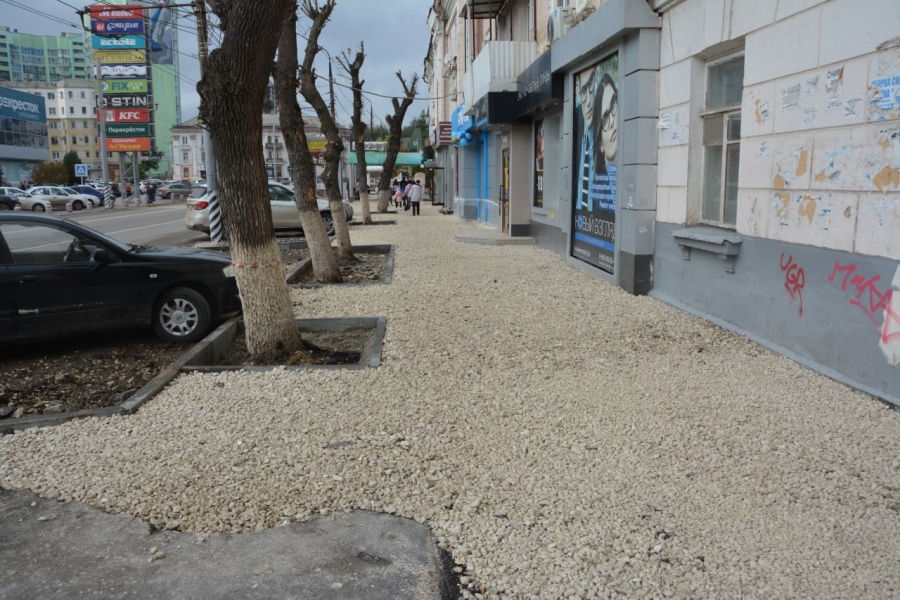 Плеханов потребовал от подрядчиков устранения недоработок при ремонте тротуаров в Энгельсе