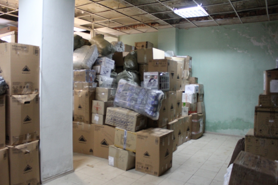 Из Саратова на фронт отправят грузовик с гуманитарной помощью