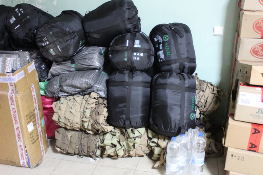 Из Саратова на фронт отправят грузовик с гуманитарной помощью