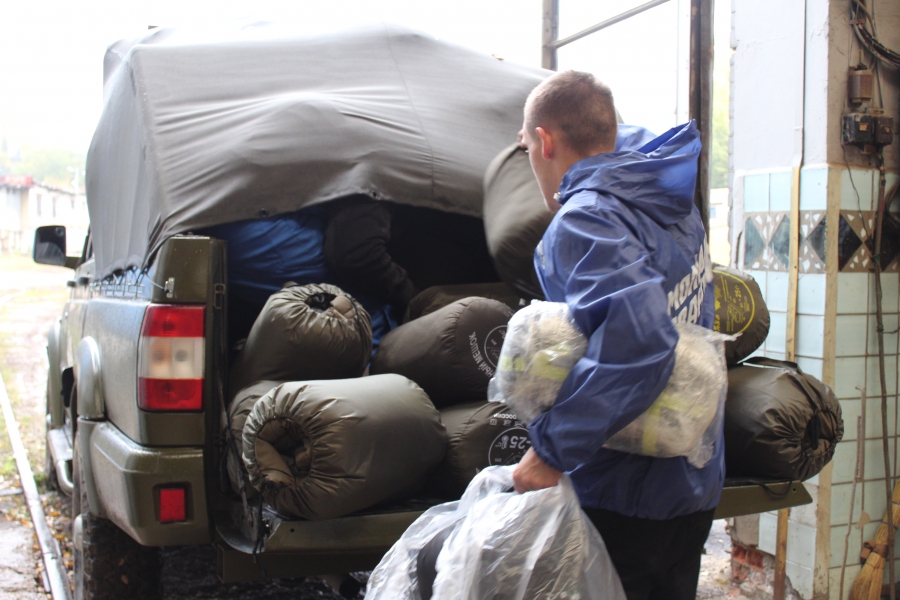 Из Саратова на фронт отправят грузовик с гуманитарной помощью