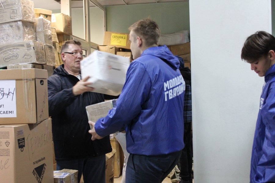 Из Саратова на фронт отправят грузовик с гуманитарной помощью