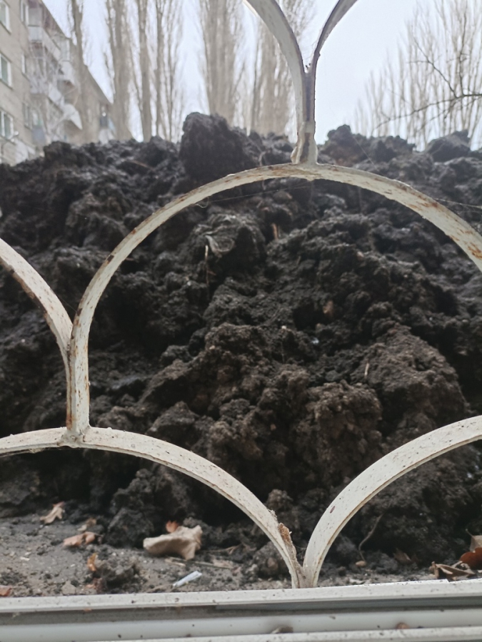 Жильцы дома на Огородной пожаловались на вырытую месяц назад «могилку»