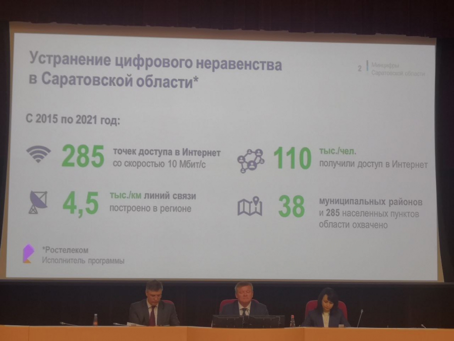 В Саратовской области разрабатывается программа по ликвидации проблемы с интернетом в дальних территориях