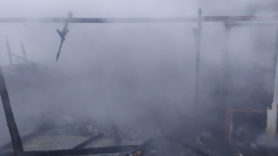 В Пугачевском районе загорелся дом из-за включенного аккумулятора