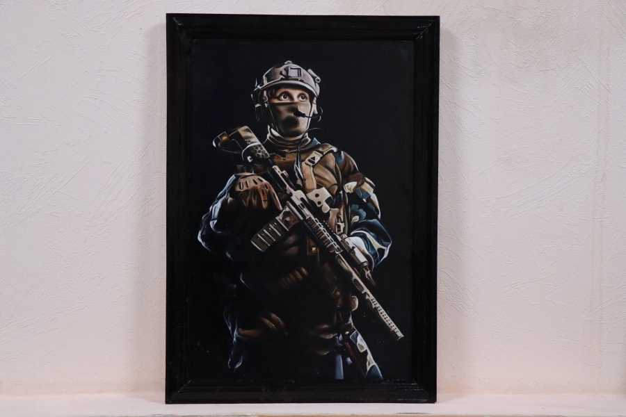 Саратовские заключенные создали 20 картин с участниками СВО