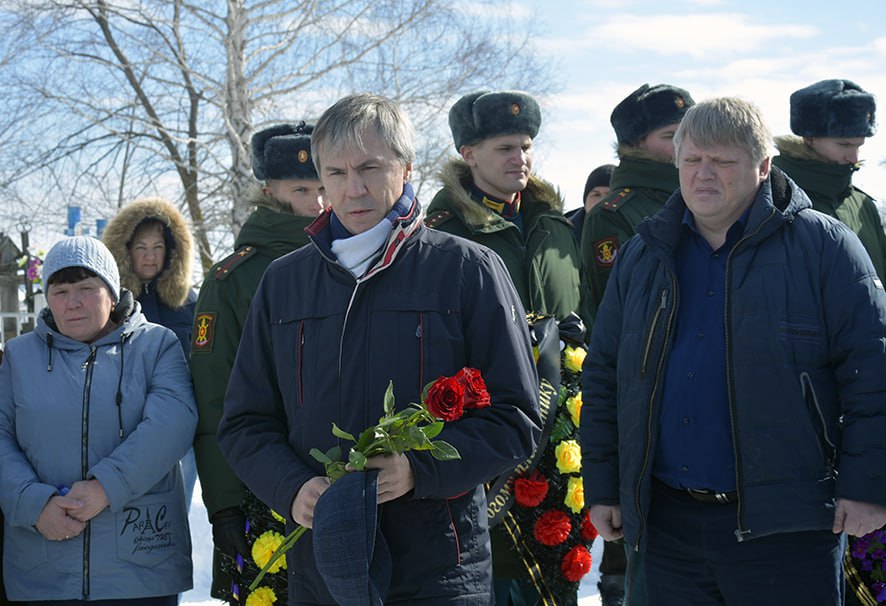 В Арбузовке простились с мобилизованным Михаилом Паниным