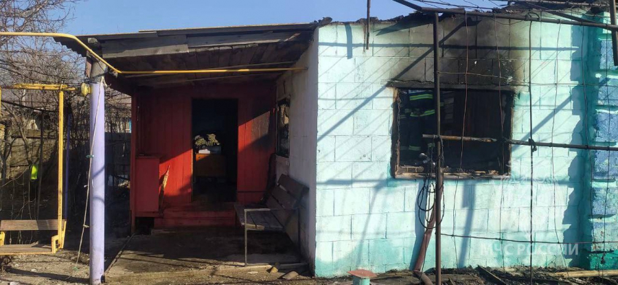 В Дергачевском районе пожар унес жизнь мужчины