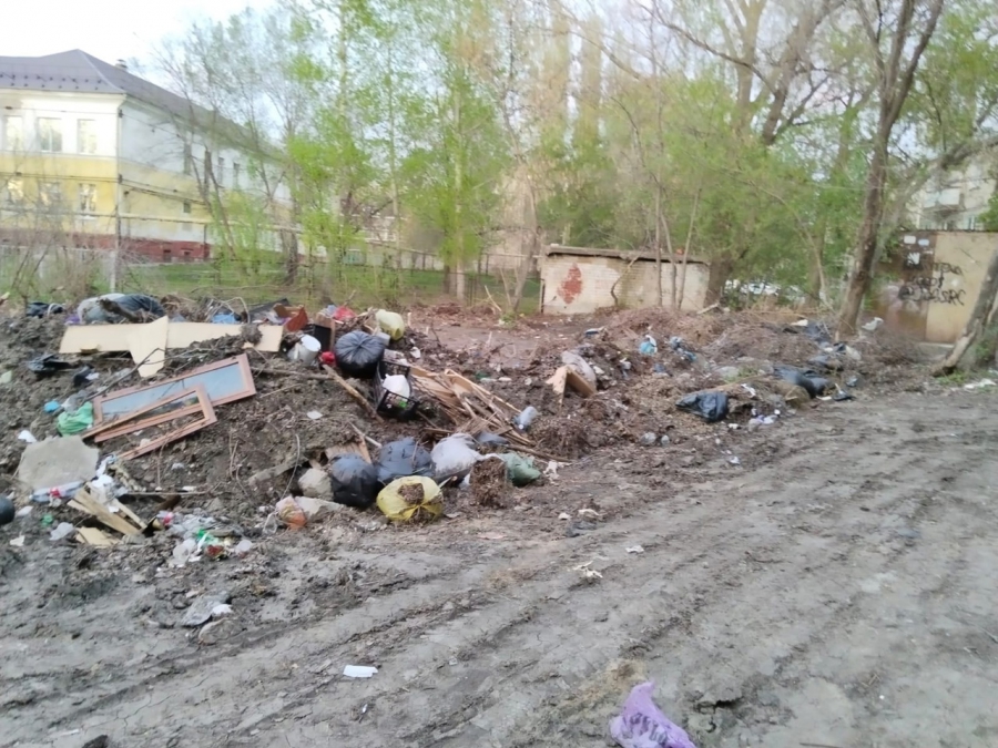 Жители Шарковки жалуются на захламленный сквер