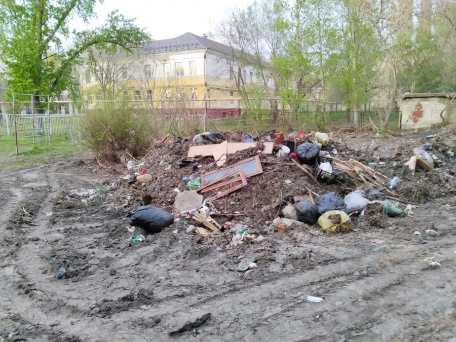 Жители Шарковки жалуются на захламленный сквер