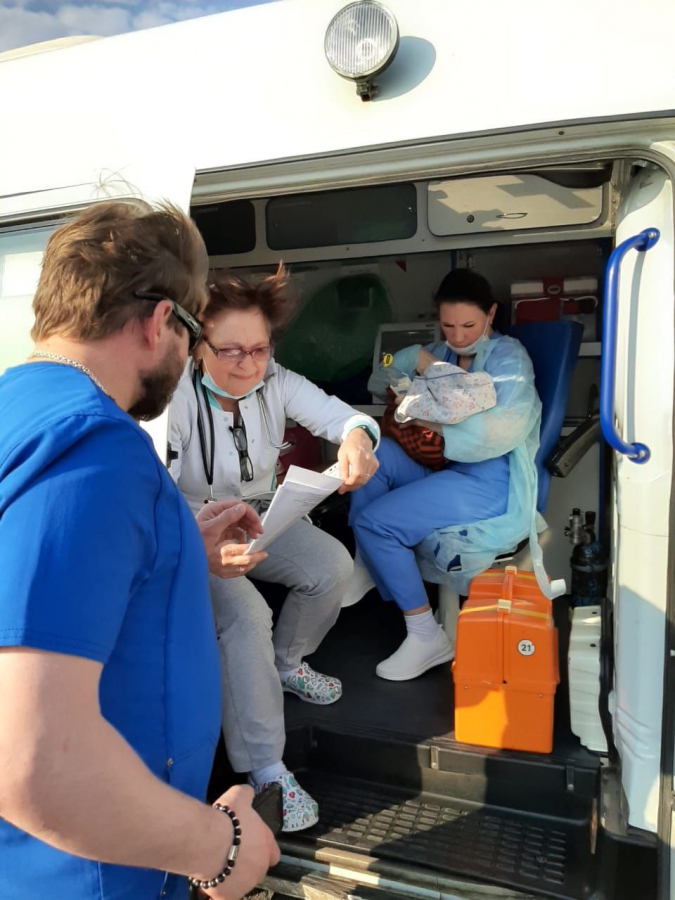 Санавиация госпитализировала из Балашова новорожденного с кровоизлиянием в мозг