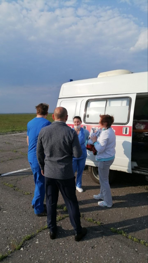 Санавиация госпитализировала из Балашова новорожденного с кровоизлиянием в мозг