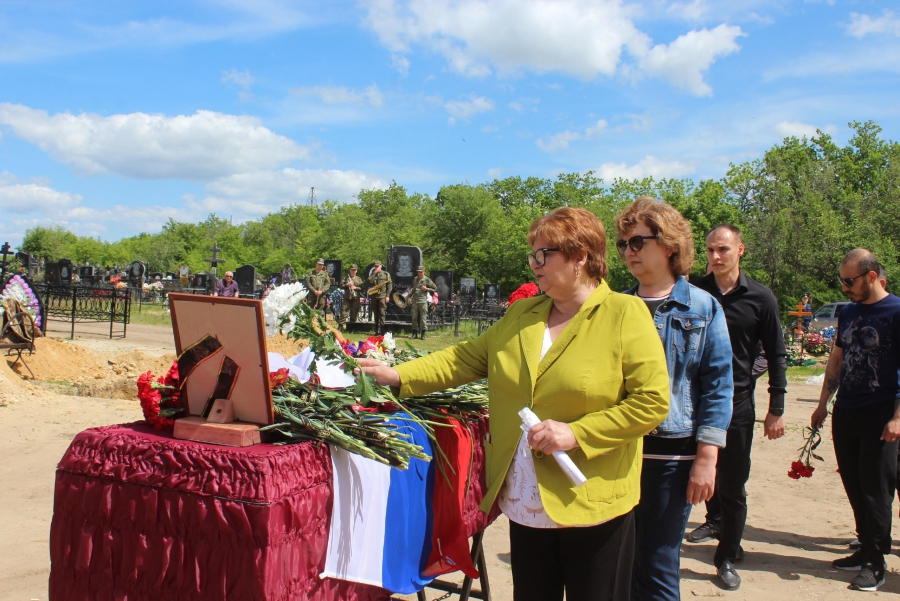 В Красноармейском районе простились с погибшим бойцом ЧВК «Вагнер» Иваном Почепня