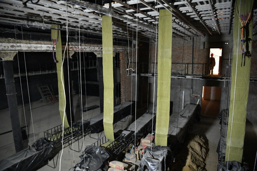 В Саратове реконструкцию малой сцены ТЮЗа закончат до конца года