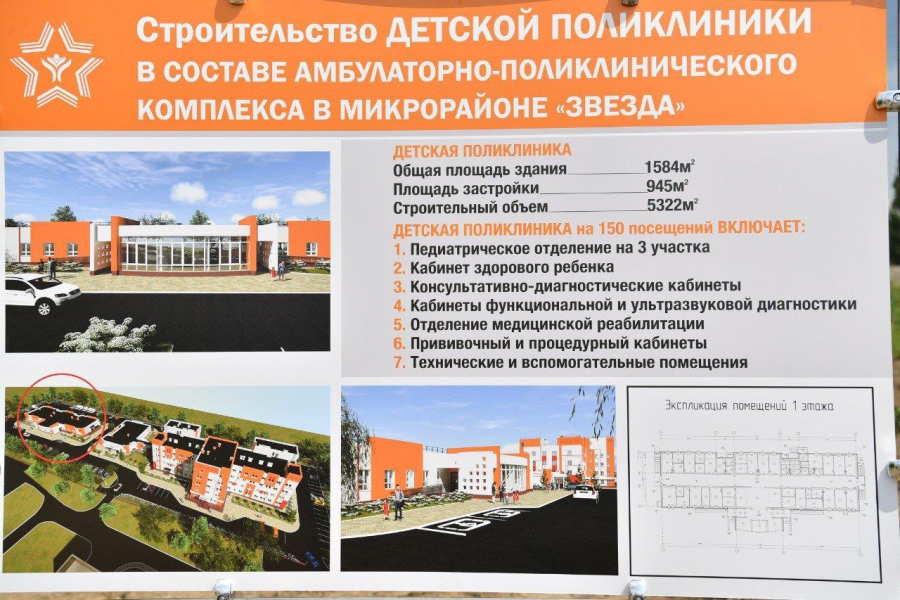 В микрорайоне Звезда появится детская поликлиника