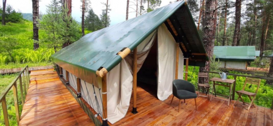 В Питерском районе строится палаточный лагерь для детей