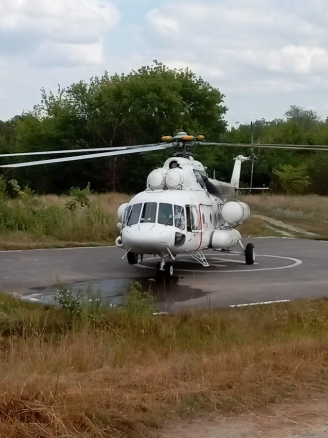 Под Аркадаком мотоциклисту после ДТП помогли врачи с санавиацией и реанимобилем