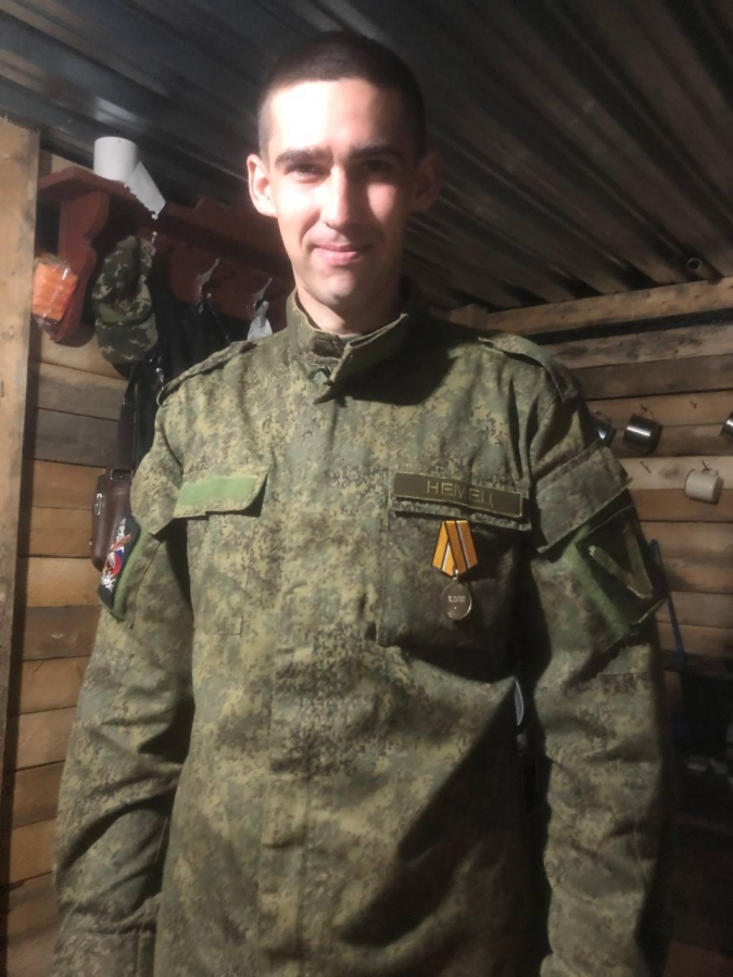 Боец из Марксовского района Константин Аншиц получил медаль в ходе СВО