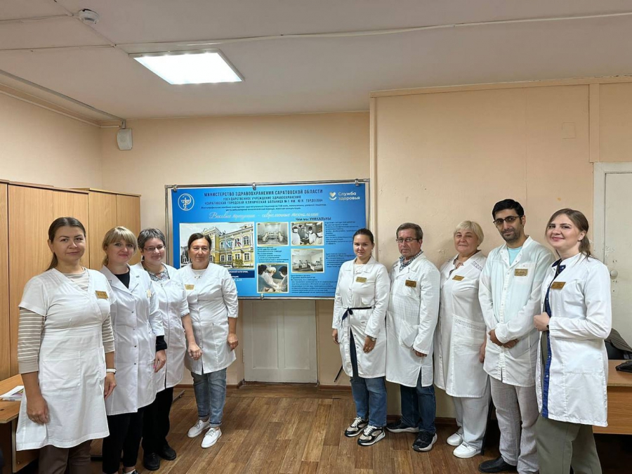 Врачи 1-й городской больницы Саратова провели осмотр более 100 ветеранов