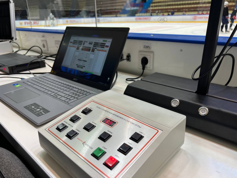 В ледовом дворце «Кристалл» появилась система «Видеогол»