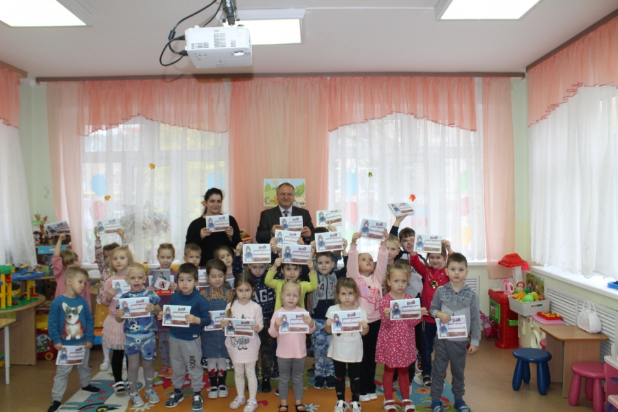 Дошкольникам рассказали о правилах безопасного поведения вблизи железной дороги