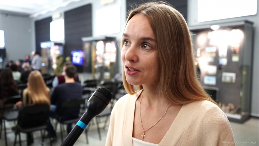 В Саратове в музее СВО бойцы проводят встречи со школьниками