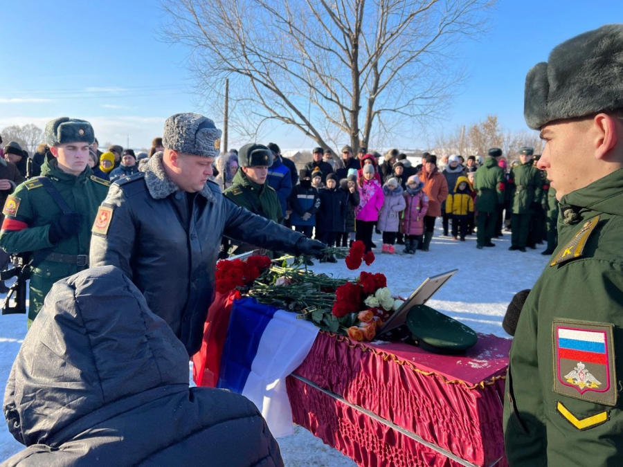 В Апалихе простились с участником СВО Сергеем Шевелевым