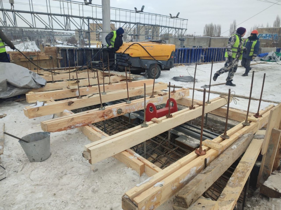 На Разина ремонтируют путепровод через железную дорогу